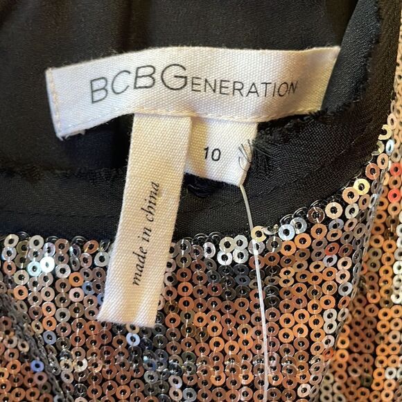 BCBGeneration Blue Frost Sequin Mini Dress, NWT - Picture 6 of 9